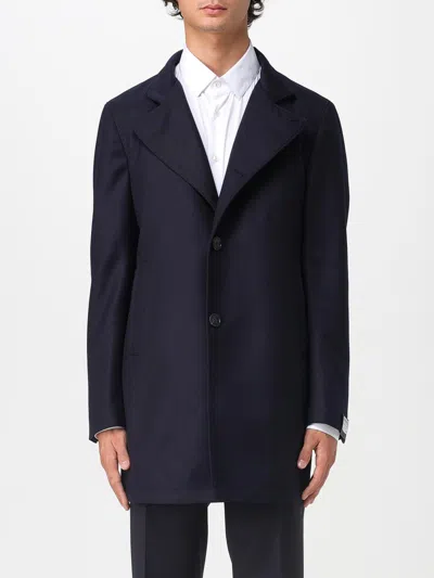 Tagliatore Coat  Men Color Blue