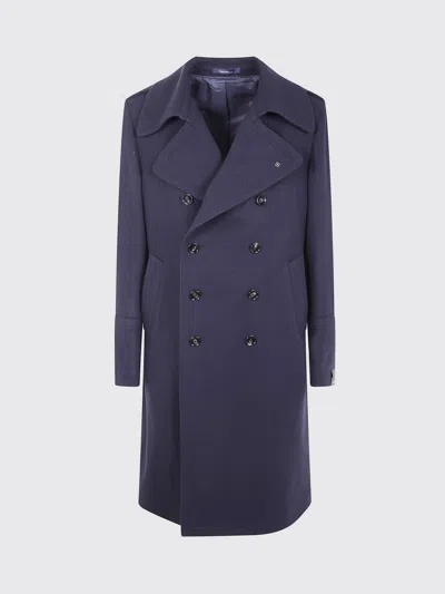 Tagliatore Coat  Men Color Blue