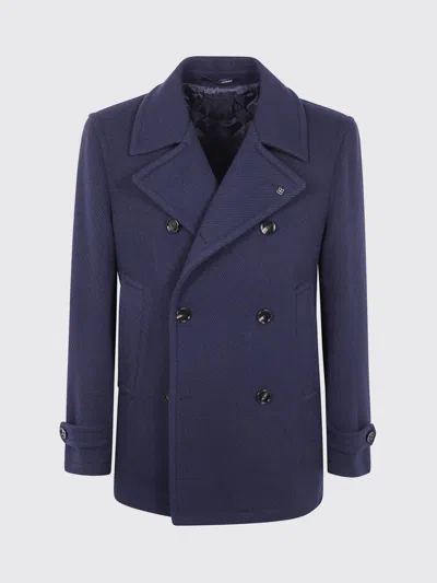 TAGLIATORE COAT TAGLIATORE MEN COLOR BLUE,H51535009