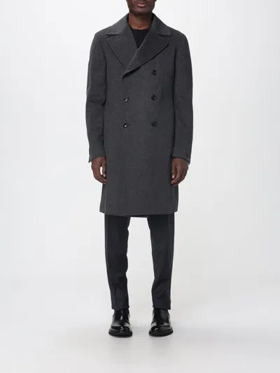 Tagliatore Coat  Men Color Charcoal In Gray