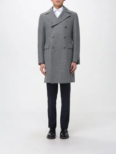 Tagliatore Coat  Men Color Grey In Gray