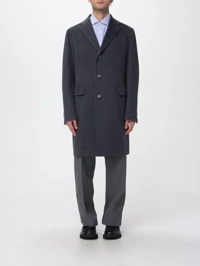 Tagliatore Coat  Men Color Grey In Gray