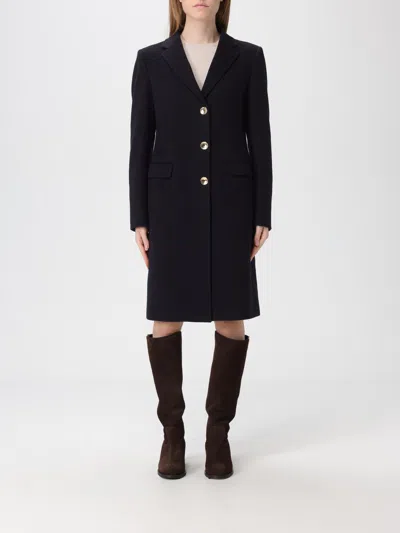 Tagliatore Coat  Woman Color Blue In Black