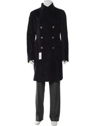 Pre-owned Tagliatore Coat W/ Tags In Blue