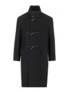 Tagliatore Cappotto Foderato Mon Alamari T24-160 In Black