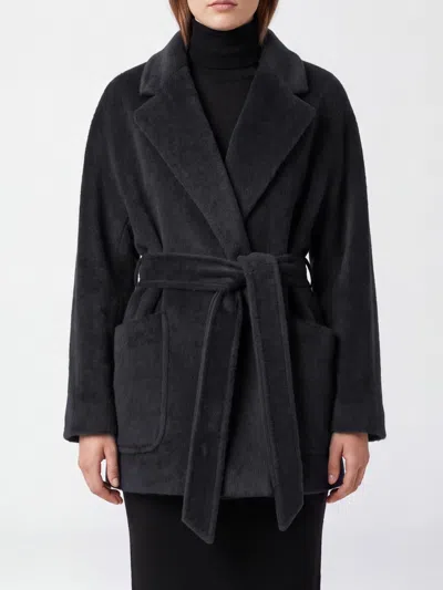 Tagliatore Coat Woman Color Black In Multi