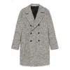 Tagliatore Brown Coats In Gray