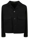 Tagliatore Patched Front Pockets Buttoned Jacket