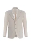 Shop Tagliatore Single-breasted Jacket In Beige