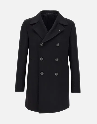 Tagliatore Coats In Black