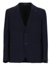 Tagliatore Stretch Wool Three-pieces Suit In Blue