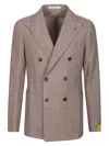 Shop Tagliatore Jacket In Brown