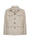 Tagliatore Long-sleeved Casual Jacket In Avano