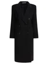 Tagliatore Double-breasted Cashmere Coat In Black