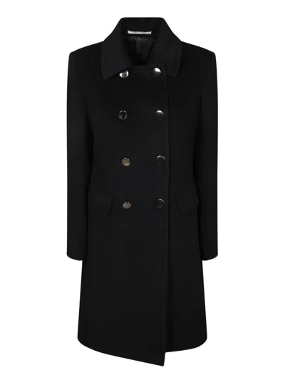 Tagliatore Coats In Black