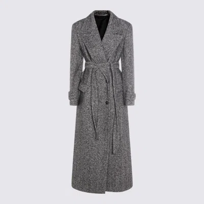Tagliatore Coats Blacks And Greys In Gray