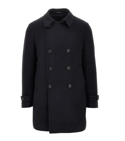 Tagliatore Coats In Blue