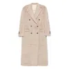 Tagliatore Double-breasted Coat In Brown