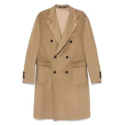 TAGLIATORE COATS BROWN