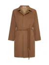 Tagliatore Salomon Cashmere Coat In Brown