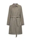Tagliatore Coats In Grey