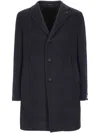 Tagliatore Button-fastening Cashmere Coat In Multi
