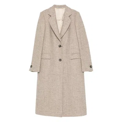 Tagliatore Coats In Neutral