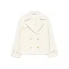 Tagliatore Double-breasted Buttoned Jacket In White
