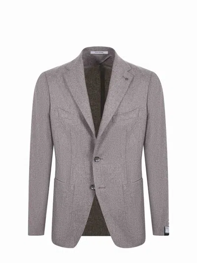 Tagliatore Coatsjackets In Gray