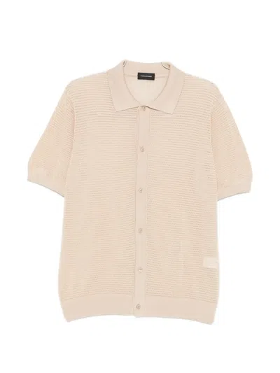 Tagliatore Tracy Short Sleeve Knitted Shirt In Multi