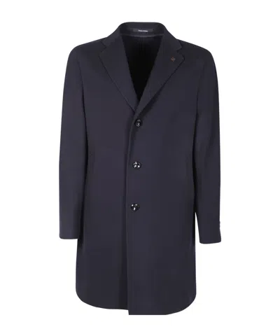 Tagliatore Colorado Single-breasted Coat In Blue