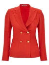Tagliatore J-coral Double-breasted Blazer In Viscose
