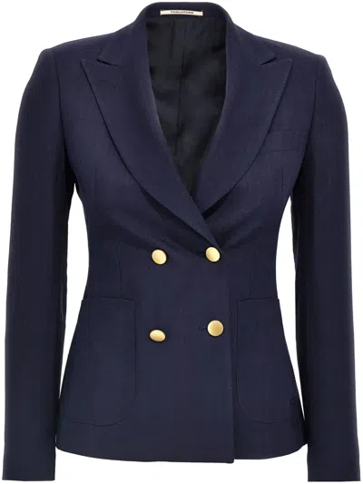 Tagliatore Jcoral Double Breasted Jacket Clothing In Blue