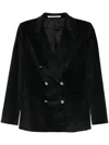 Tagliatore Corduroy Blazer In Black