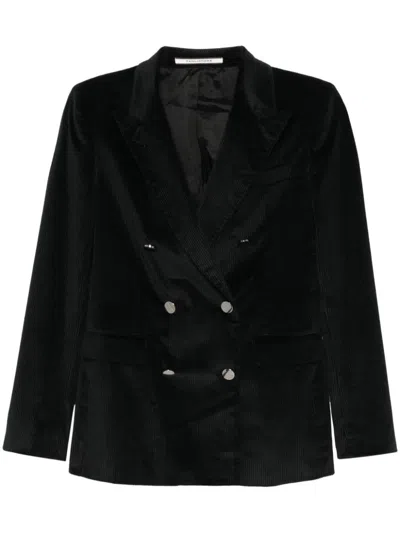 Tagliatore Corduroy Blazer In Black