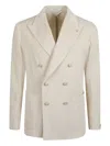 Tagliatore Corduroy Blazer In Neutral