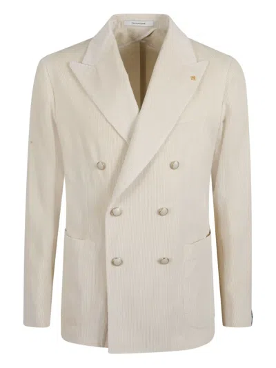 Tagliatore Corduroy Blazer In Neutral