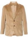 Tagliatore Single-breasted Blazer In Neutrals