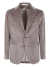 Tagliatore Structured Men's Jacket With Notch Lapel In Gray