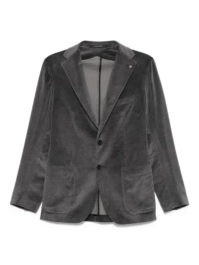 Tagliatore Corduroy Two-button Jacket In Neutral