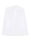 Tagliatore Refined White Smoking Shirt With Pintuck Detailing