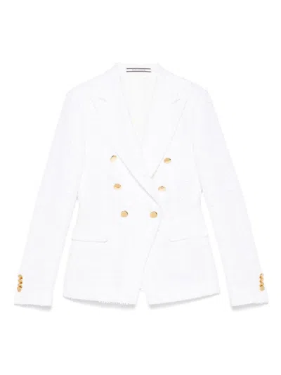 TAGLIATORE TAGLIATORE COTTON SINGLE-BREASTED JACKET
