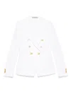 Tagliatore Cotton Single-breasted Jacket In White