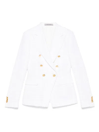 TAGLIATORE TAGLIATORE COTTON SINGLE-BREASTED JACKET