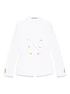 Tagliatore Cotton Single-breasted Jacket In White