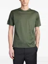 Tagliatore T-shirt In Green Cotton In Green
