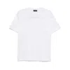 Tagliatore Men White Cotton Jersey Crewneck T-shirt