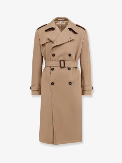 Tagliatore Cotton Trench In Brown