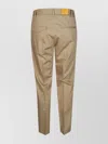TAGLIATORE COTTON TROUSERS WITH BACK POCKETS AND FRONT PLEATS
