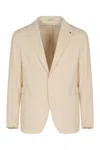 Tagliatore Cotton Two-pieces Suit In Gold